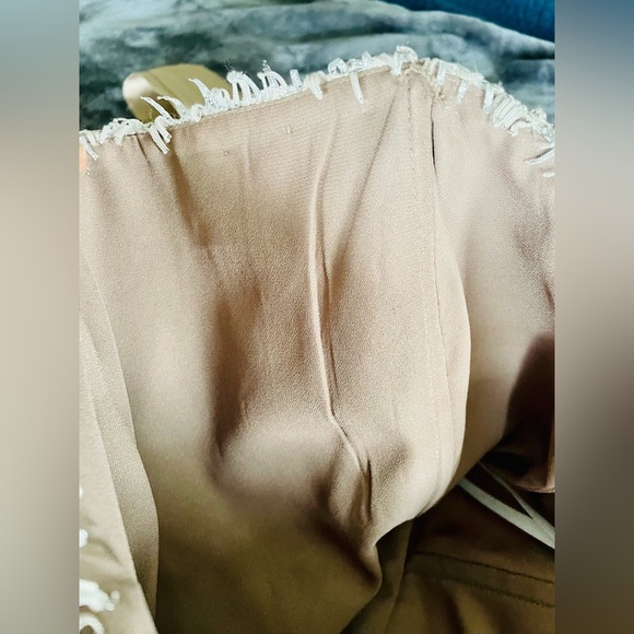 Attractive dress in a beautiful beige/brown/gold color size 2 - Picture 3 of 6